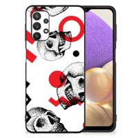 Telefoonhoesje Samsung Galaxy A32 5G Skull Red - thumbnail