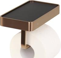 Ben Mykanto toiletrolhouder 18,8x10x9cm geborsteld koper - thumbnail