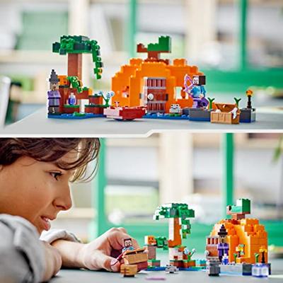 LEGO Minecraft - De pompoenboerderij Constructiespeelgoed - thumbnail