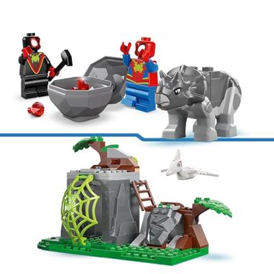 LEGO spidey 11199 team spidey reddingsmissie met dinotruck