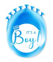 Happy party ballon - It's a boy 8 st - thumbnail