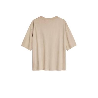 Catwalk Junkie T-shirt Slow Down van biologisch katoen zand