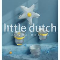 Little Dutch Badwand Bekers Zeester Blauw - thumbnail