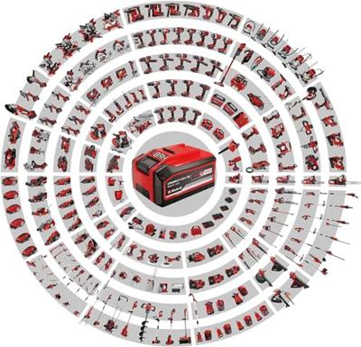 Einhell Brillianto Power X-Change Raamreiniger Rood, Zwart Aantal meegeleverde accus: 0 - thumbnail