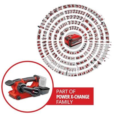 Einhell TP-BS 18/457 Li BL Solo - Accu Bandschuurmachine | 18V | 457 mm | Zonder accu en lader - 4466270 4466270