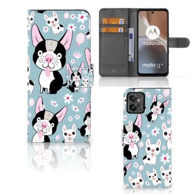 Motorola Moto G32 | Telefoonhoesje | Met pasjeshouder | Hondjes