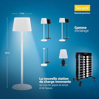 Tafellamp securit georgina led opl dimbaar wit