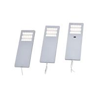 Paul Neuhaus HELENA LED-onderbouwlamp Set van 3 stuks LED LED vast ingebouwd 6 W Warmwit Aluminium - thumbnail