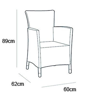 Allibert Iowa 223929 Tuinmeubelset Kunststof, Polyester Grafiet, Grijs Allibert Iowa 223929 Tuinmeubelset Kunststof, Polyester Grafiet, Grijs