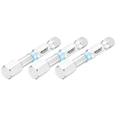 HAZET Bit 2204NSLG-8/3 · 1/4 inch (6,3 mm) zeskant massief · Binnen-zeskant-profiel · 3-delig · SW 8 mm