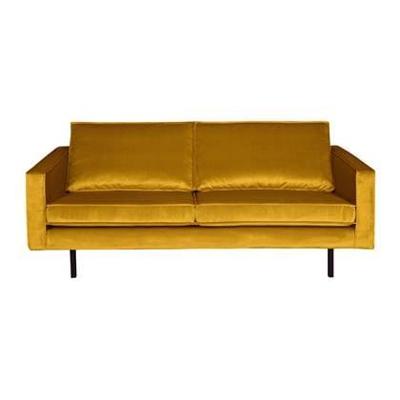 WOOOD Rodeo 2,5-zits bank velvet okergeel