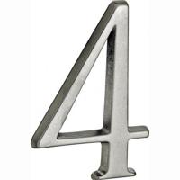 Artitec Mi Satori Huisnummer Roman 120mm-4 antiek chroom mat - thumbnail