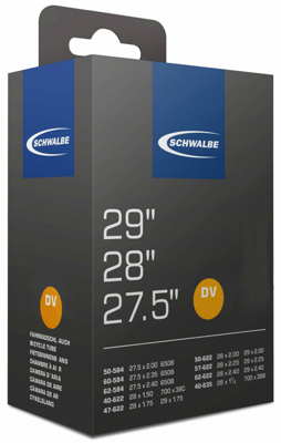 Schwalbe fiets binnenband 27.5/28/29 inch DV 19