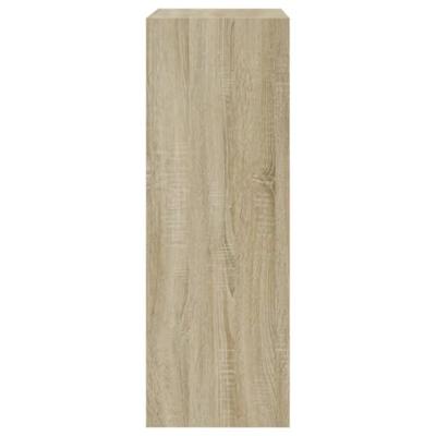 VidaXL Schoenenkast 60x34x96,5 cm bewerkt hout sonoma eikenkleurig VidaXL Schoenenkast 60x34x96,5 cm bewerkt hout sonoma eikenkleurig