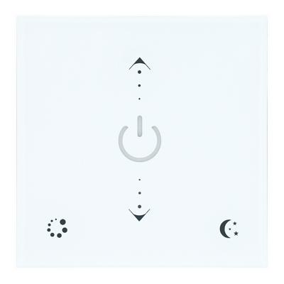 Draadloze LED Touch Dimmer - Touchpaneel - Geschikt voor 12 Volt Inbouwspots - Voor inbouw & opbouw - 2.4GHz - Wit