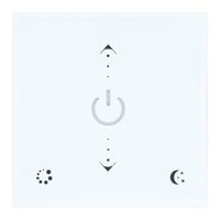 Draadloze LED Touch Dimmer - Touchpaneel - Geschikt voor 12 Volt Inbouwspots - Voor inbouw & opbouw - 2.4GHz - Wit - thumbnail