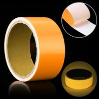 Lichtgevende tape groene gloed in donkere muur sticker lichtgevende Photoluminescente tape stage Home Decoratie grootte: 5cm x 3m (geel licht) - thumbnail
