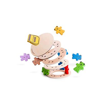 Bigjigs houten stapelspel teddyberen.