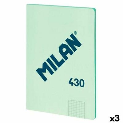 Notitieboekje Milan SERIE 1918 Groen A4 48 Lakens (3 Stuks)