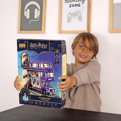 3D-puzzel - Knight Bus - EXPLORA - 540310 - Harry Potter-licentie - 87 stukjes - Geschikt voor kinderen vanaf 8 jaar
