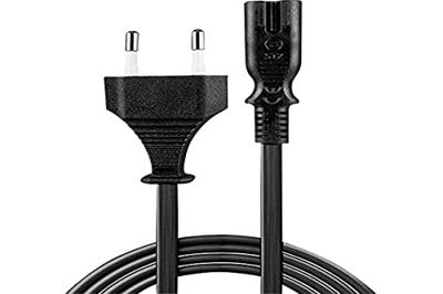 LINDY Stroom Aansluitkabel [1x Euro-stekker - 1x Apparaatbus C7] 2.00 m Zwart