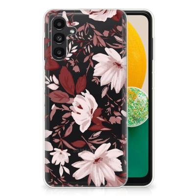 Hoesje maken Samsung Galaxy A13 | A04s Watercolor Flowers Hoesje maken Samsung Galaxy A13 | A04s Watercolor Flowers