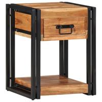 Nachtkastje 2 pcs Bruin 40 x 35 x 50 cm Massief acaciahout - thumbnail