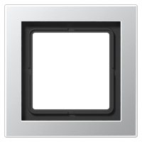 Jung LS990 Design Afdekraam Aluminium 1-voudig ALD2981 - thumbnail