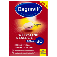Dagravit Weerstand & Energie Totaal 30 Kauwtabletten - thumbnail