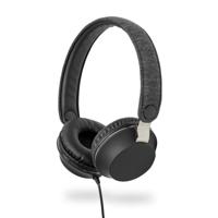 Nedis FSHP100AT Bedrade Koptelefoon Met Geweven Stof Bekleed On-ear Audiokabel 1,2 M Antraciet / Zwart - thumbnail