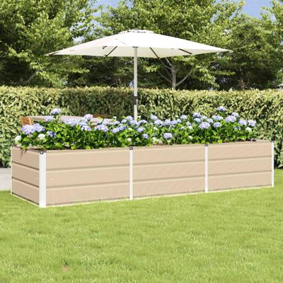 Plantenbak Ivoor 240 x 80 x 45 cm Staal Plantenbak Ivoor 240 x 80 x 45 cm Staal