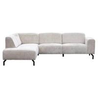 Giga Meubel - Hoekbank Beige - 3,5-Zits Links - 275x210x77cm - Milan - thumbnail