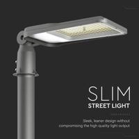 V-TAC VT-105ST 23621 LED-straatlantaarn Energielabel: E (A - G) LED LED vast ingebouwd 100 W Grijs - thumbnail