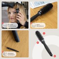 Olivia Garden Blowout Shine Brush Black Ø25mm - thumbnail