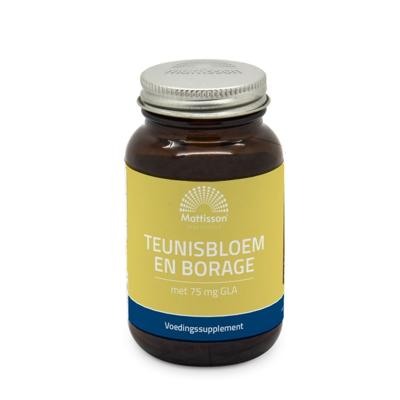 Mattisson Teunisbloem en borage met 75mg GLA 60 Capsules