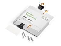 Durable Deur-/infobord | B149xH148,5mm | controlevenster acryl | achterdeel aluminium | 1 stuk - 480223 480223 - thumbnail