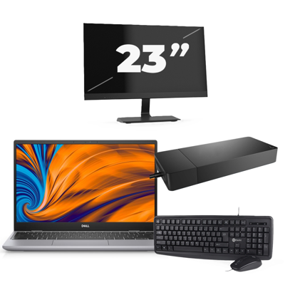 Dell Latitude 3320 - Intel Core i5-11e Generatie - 14 inch - 8GB RAM - 256GB SSD - Windows 11 Home + 1x 23 inch Monitor Dell Latitude 3320 - Intel Core i5-11e Generatie - 14 inch - 8GB RAM - 256GB SSD - Windows 11 Home + 1x 23 inch Monitor