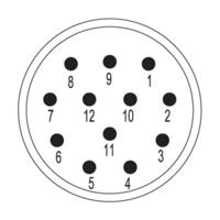 Weidmüller 1170070000 Stekker inzetstuk 12 Crimpen 1 stuk(s) - thumbnail