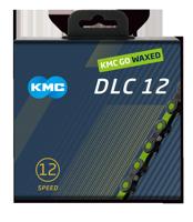 KMC ketting dlc12 black/green 126s waxed - thumbnail