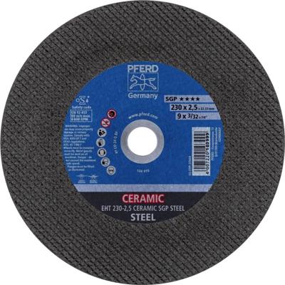 PFERD TOOLS EHT 230-2,5 CERAMIC SGP STEEL 61323025 Doorslijpschijf recht 230 mm 25 stuk(s) Staal