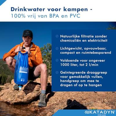 Katadyn Befree Gravity 10,0L Waterfilter Blauw 10,0L
