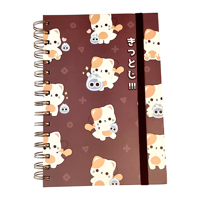 Kenji Notebook Hardcover Ring A5 - KLAND KITT - JI - thumbnail