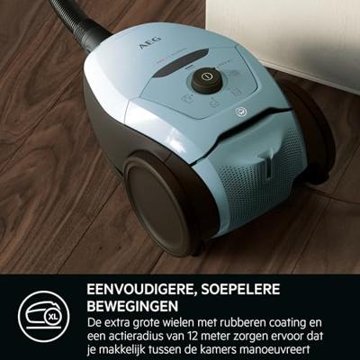 AEG VX82-1-4MB Stofzuiger met zak Blauw