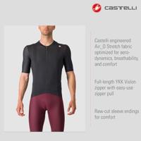 Castelli Espresso fietsshirt korte mouw zwart heren S - thumbnail