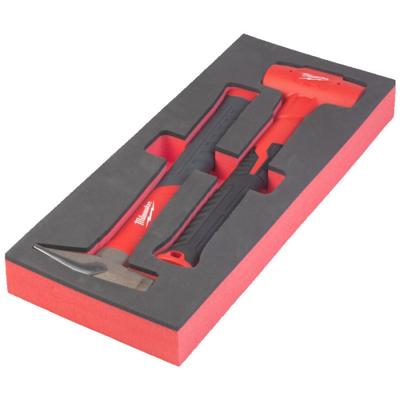 Milwaukee TOOLGUARD™ Foam inlay bankhamer 500g & terugslagvrije hamer 790g - 4932493253