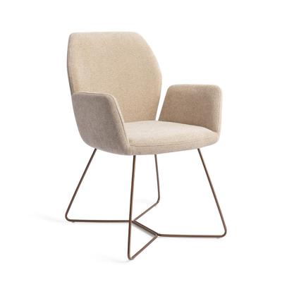 Jesper Home Misaki eetkamerstoel Funky Fudge beehive rose