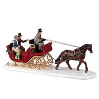 Scenic Sleigh Ride Kersthuisje LEMAX - Lemax - thumbnail
