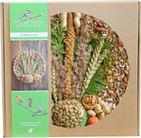 Voederkrans met pindanet en decoratie diameter 28 cm Gebr. de Boon - Gebr de boon - thumbnail