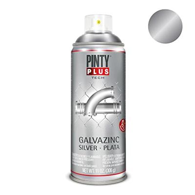 Sprayverf Pintyplus Tech Galvazinc Zilverkleurig Sprayverf Pintyplus Tech Galvazinc Zilverkleurig