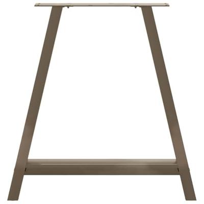 Eettafelpoten 2 st A-vormig 70x(72-73) cm staal